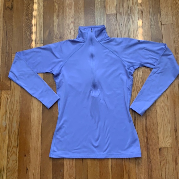 Nike Tops - Nike pro long sleeve quarter up medium